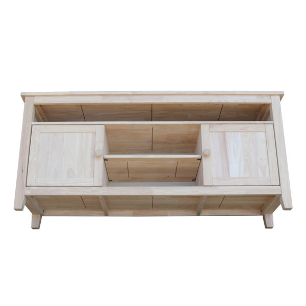 Loon Peak® Ramapo Solid Wood TV Stand for TVs up to 65" & Reviews Wayfair